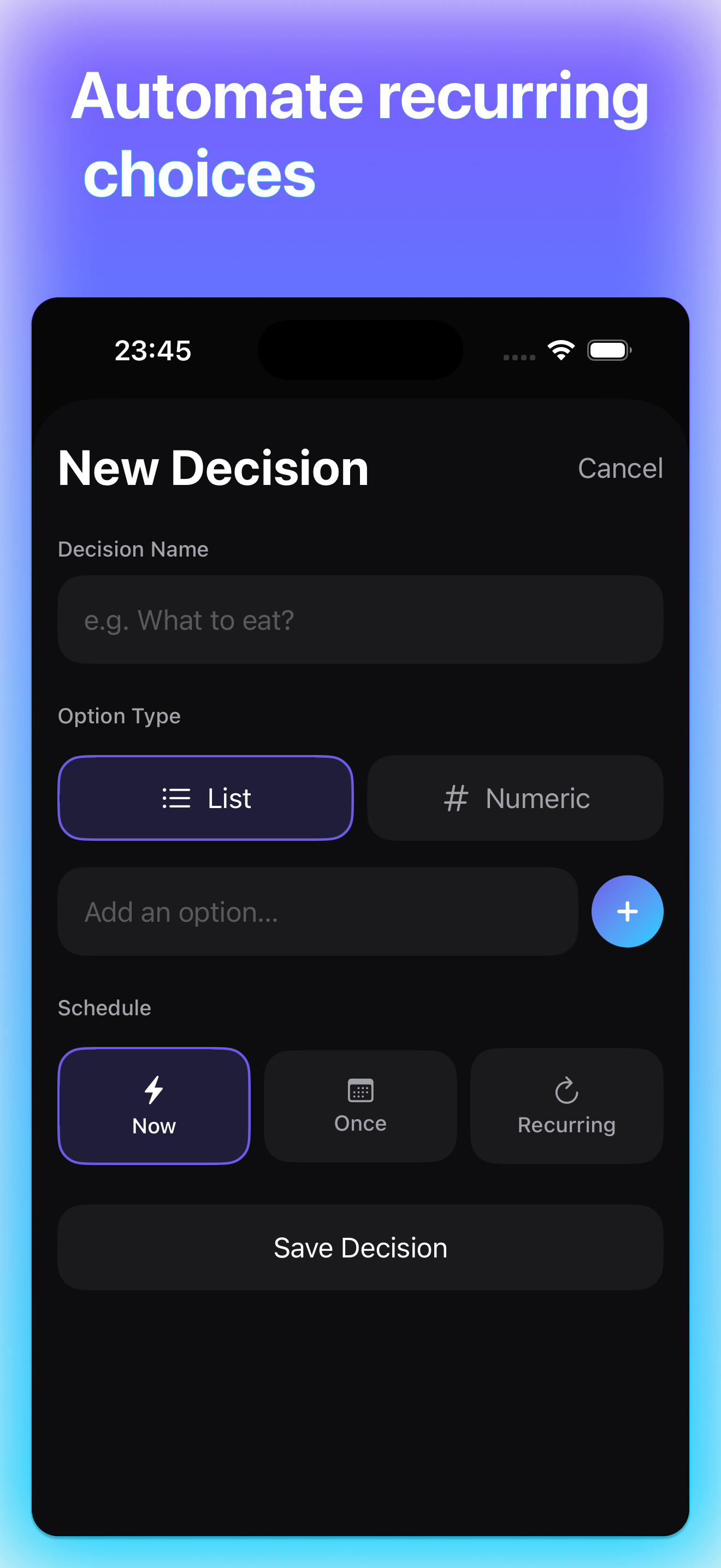 FateTap: Decision Maker
