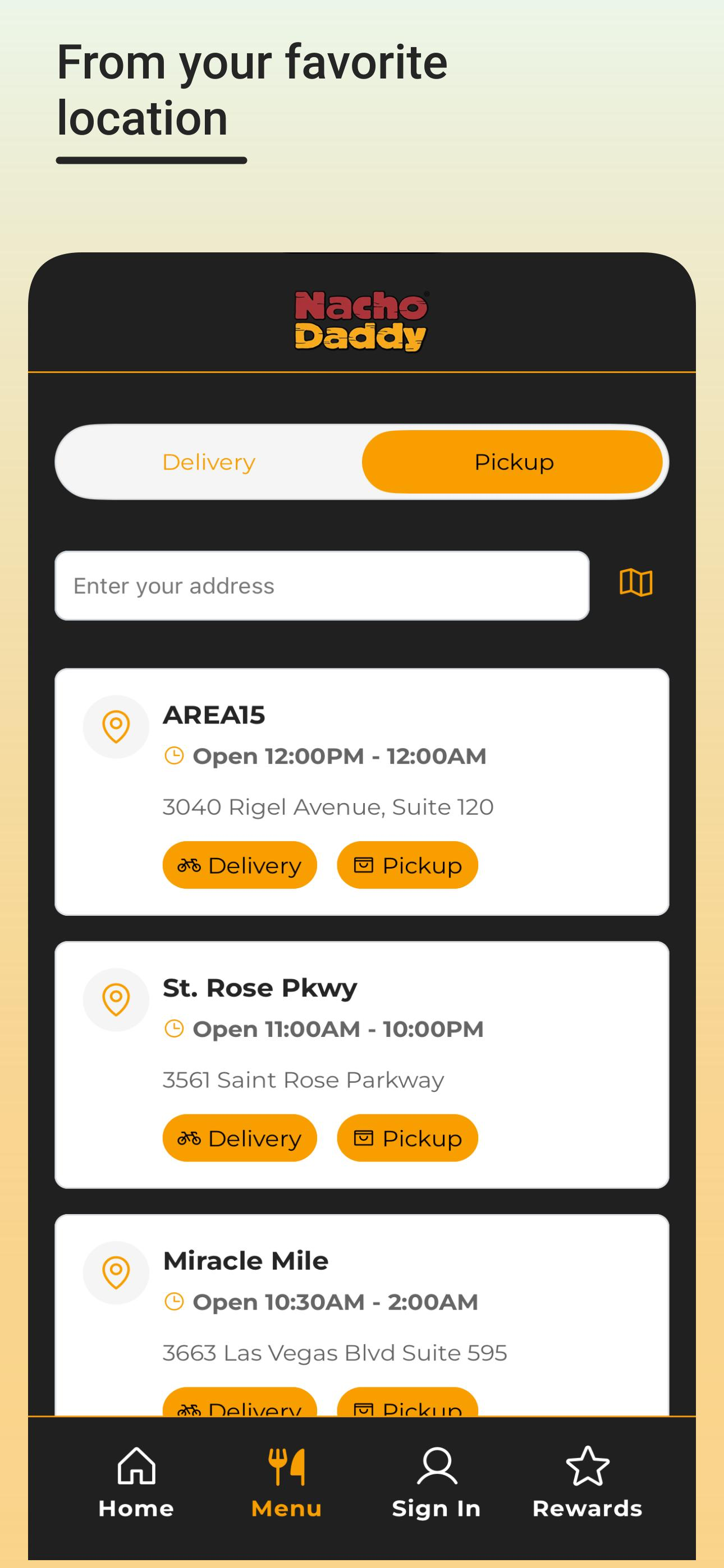 Nacho Daddy App screenshot 4