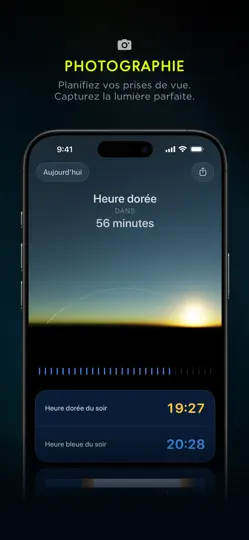 Capture d'écran de Lumy - Tracker Soleil & Photo sur iPhone 5
