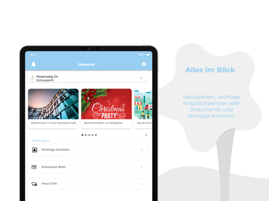 SchüsseleHV app screenshot