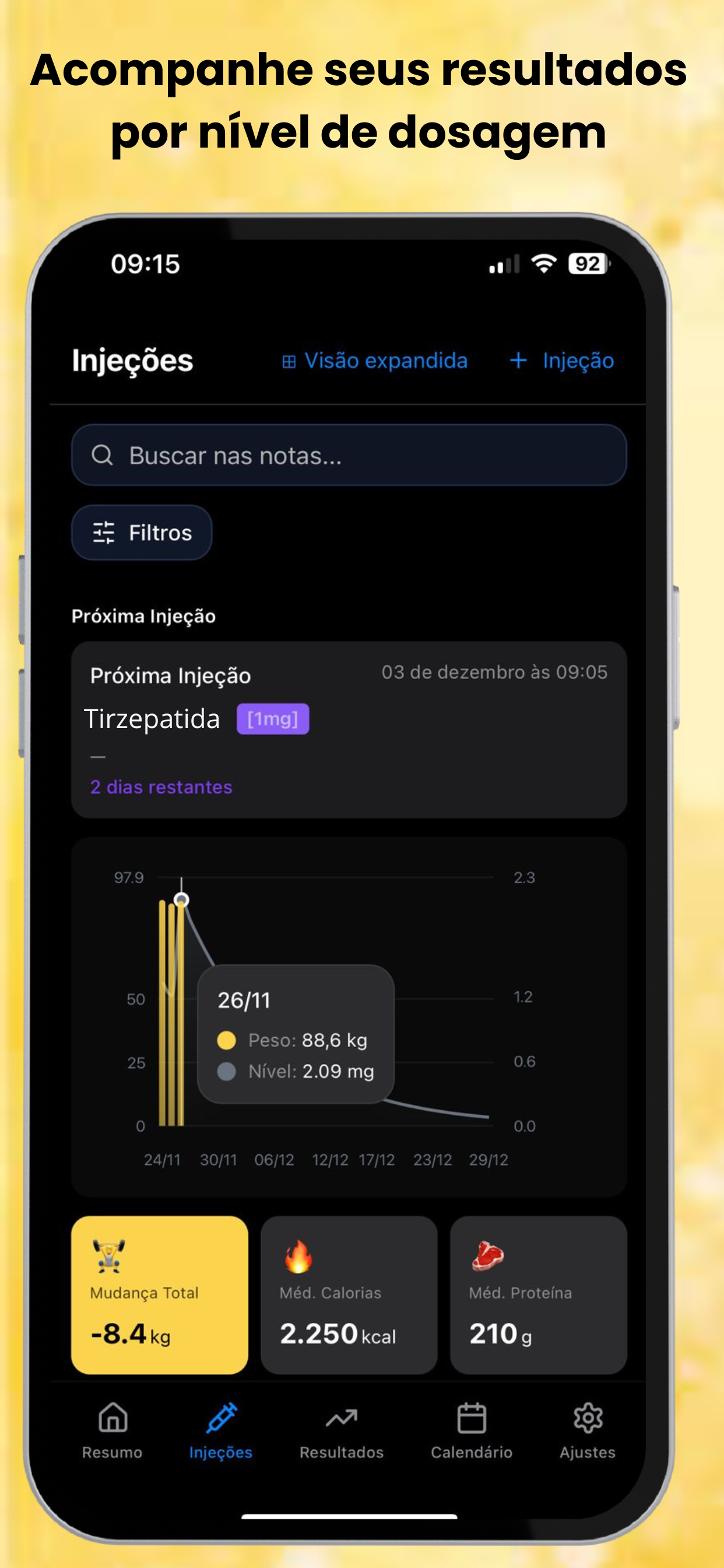 Ozemfy - Rastreador GLP-1