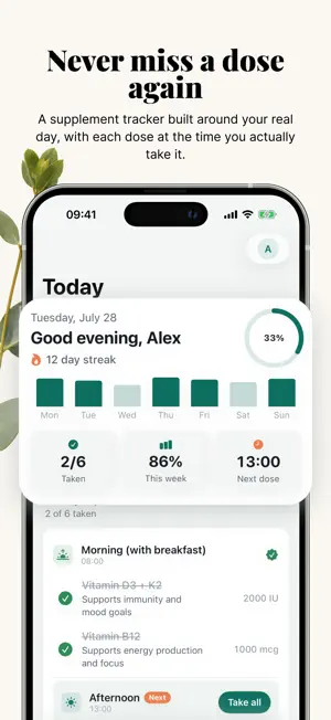 Daisy: Supplement Tracker screenshot 1