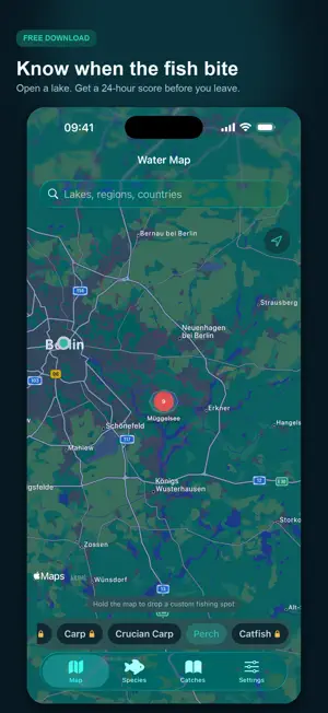 FishRadar: Fishing Bite Times screenshot 1