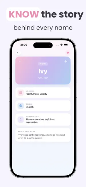 FairyBaby: Baby Name Finder screenshot 2