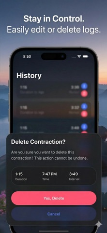 Smart Contraction Timer screenshot