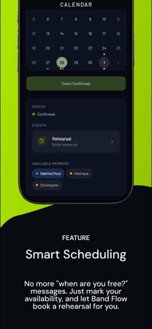 Band Flow App screenshot