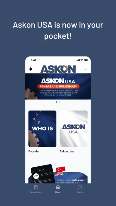 Screenshot 1 of Askon USA App
