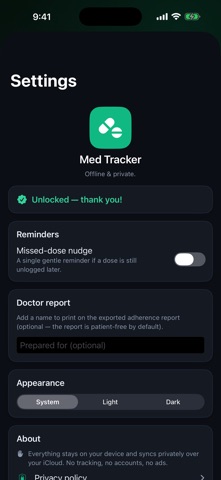 DoseLog: Med Reminder Screenshot 5 of 5