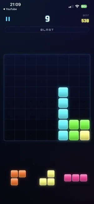 Neon Blast Puzzle screenshot 3