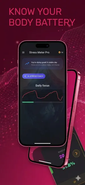 Stress Meter Pro: screenshot 1