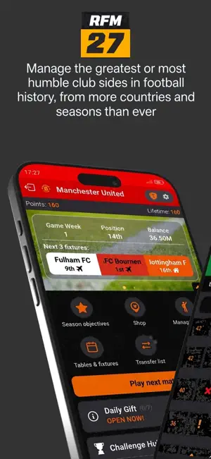 RFM27 Football Manager screenshot 1