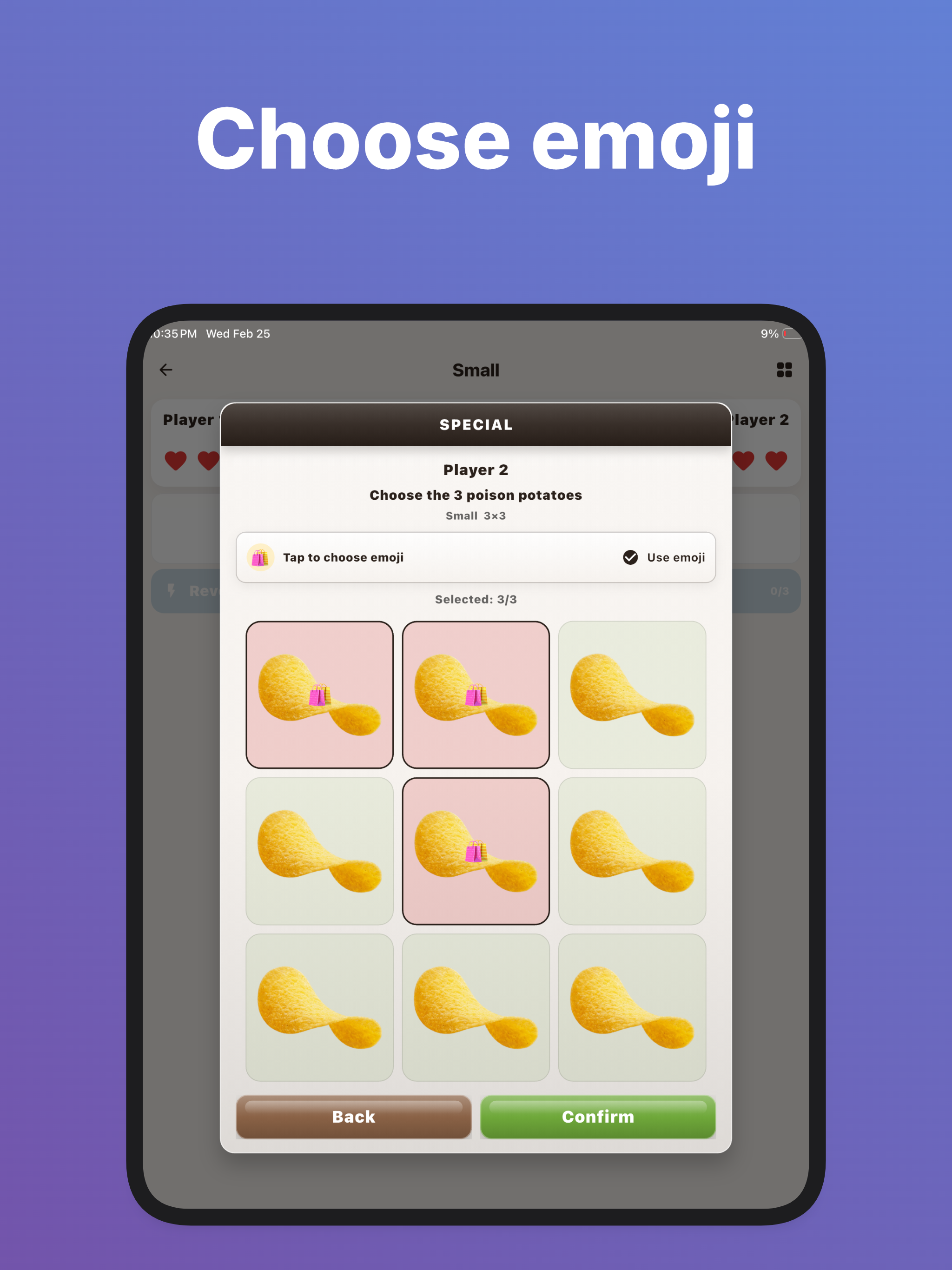 Safe or Poison game