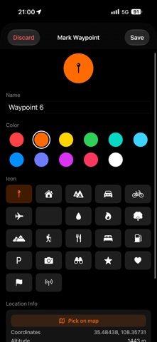 Waypoints Compass & Backtrack Screenshot 6 of 10