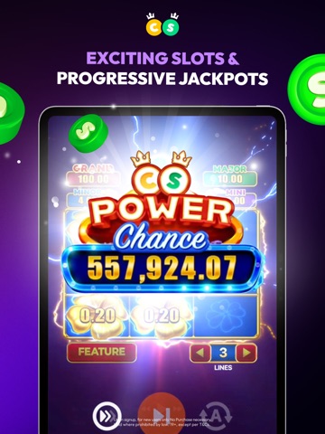 CrownCoins Casino iPad screenshot