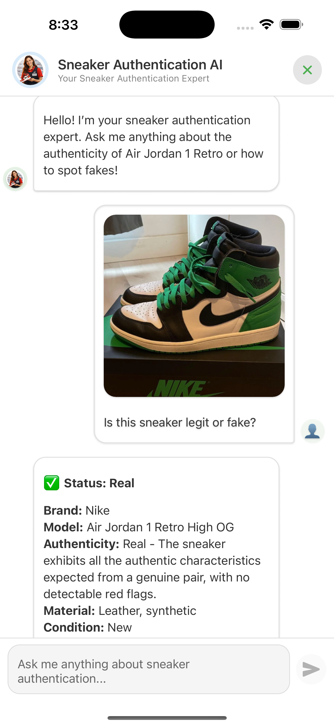 Sneaker Legit Check AI Scanner screenshot 6