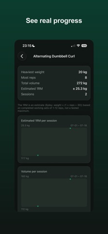 Maxxd: Workout Tracker iPhone screenshot