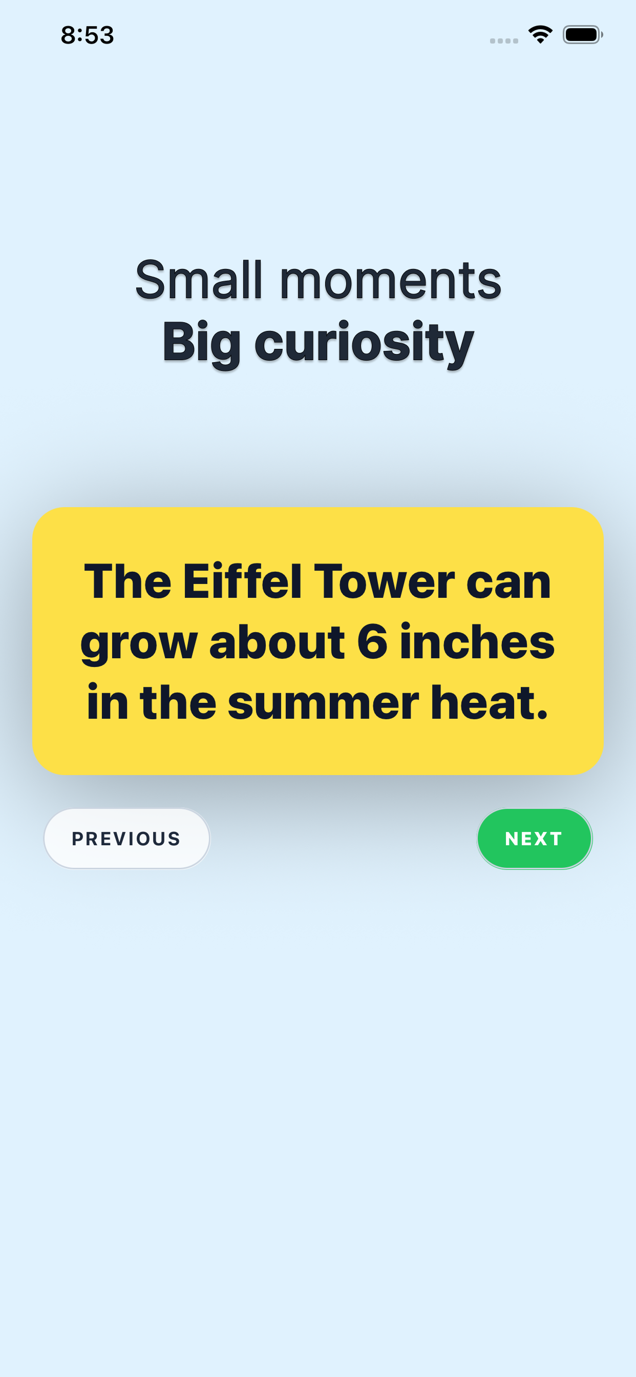 Fun Facts: Be Curious screenshot 9