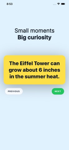 Fun Facts: Be Curious screenshot