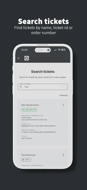 VVK-TICKETS Entry Manager screenshot 4