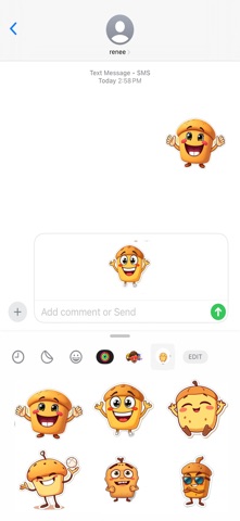 Bored Muffin Stickers screenshot