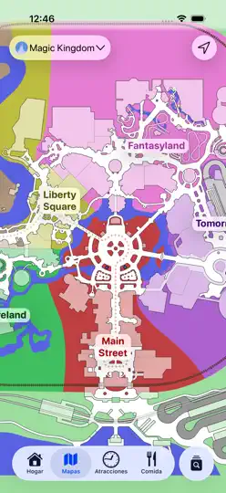 Captura de pantalla de Magic Guide For Disney World en iPhone 5