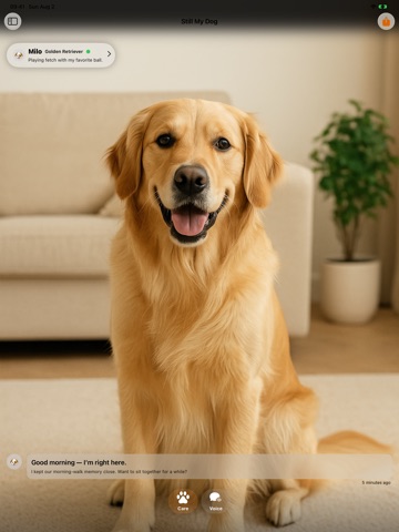 Still My Dog: AI Dog Companion iPad screenshot
