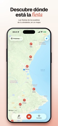 Fiestea: mapa de fiestas screenshot 1