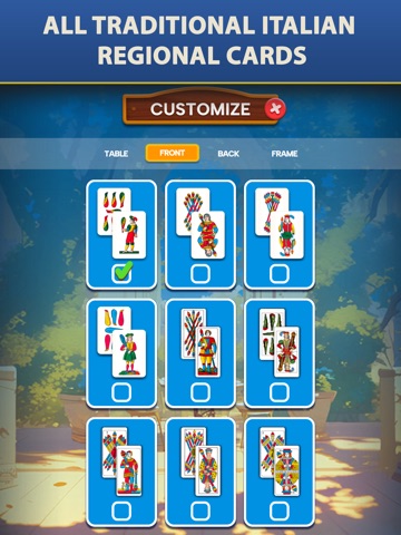 Scopa Classic iPad screenshot