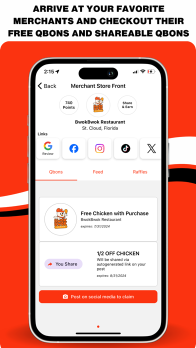 Qbon: Scan, Share, Save iPhone screenshot 4 - Shopping app