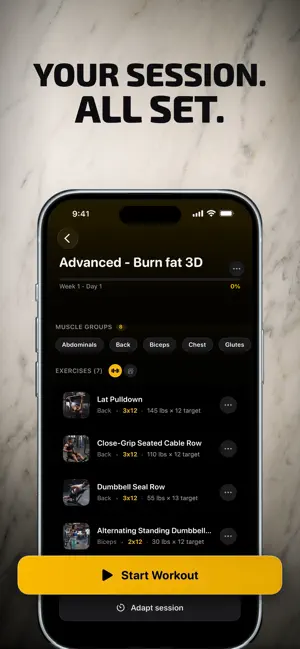 Dumbbell Workouts: FitKeeper screenshot 2