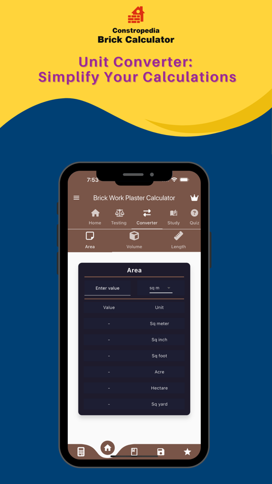 #6. Constropedia Brick Calculator (iOS) Podle: Binary And Bricks Pvt Ltd