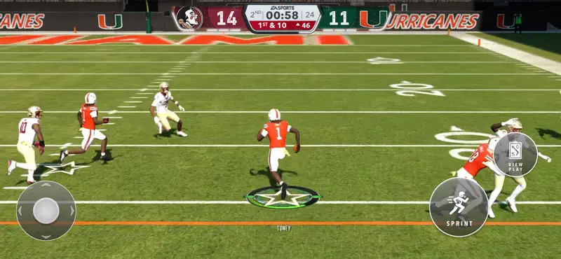 EA College Football Mobile 27 screenshot 1 of 6