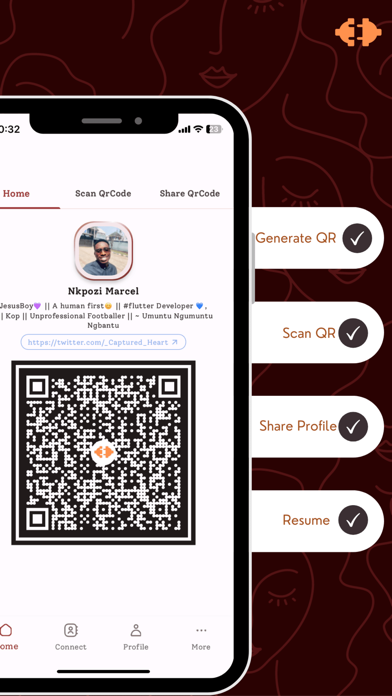 Connect me: Digital identity Screenshot