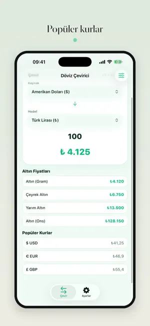 Döviz Çevirici: Kur ve Altın screenshot 3