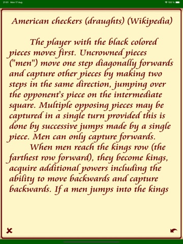 Easy Checkers iPad screenshot