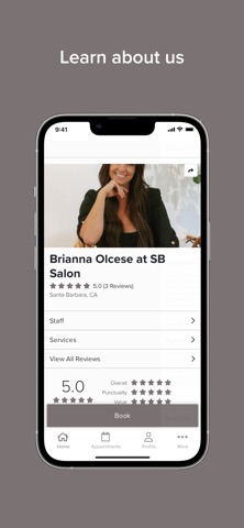 SB Salon | Santa Barbara iPhone screenshot