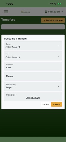 App screenshot