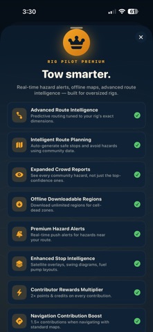 Rig Pilot: Route Intelligence screenshot