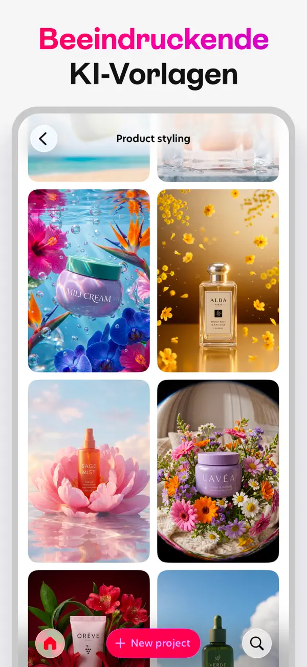 Bazaart: KI-Foto-Video-Editor iPhone App Screenshot 5 – Foto & Video