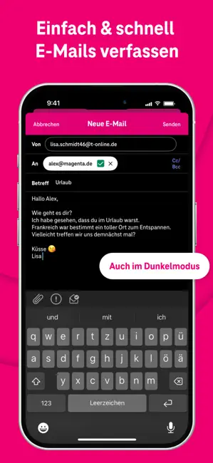 Telekom Mail – E-Mail App iPhone screenshot 5