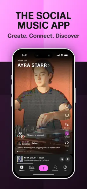 Hook - The Social Music App screenshot 1