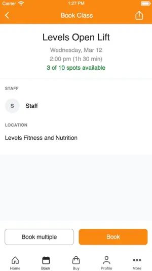 Levels Fitness and Nutrition screenshot 3