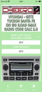 RADIO CODE for HYUNDAI TUCSON screenshot #3 for iPhone