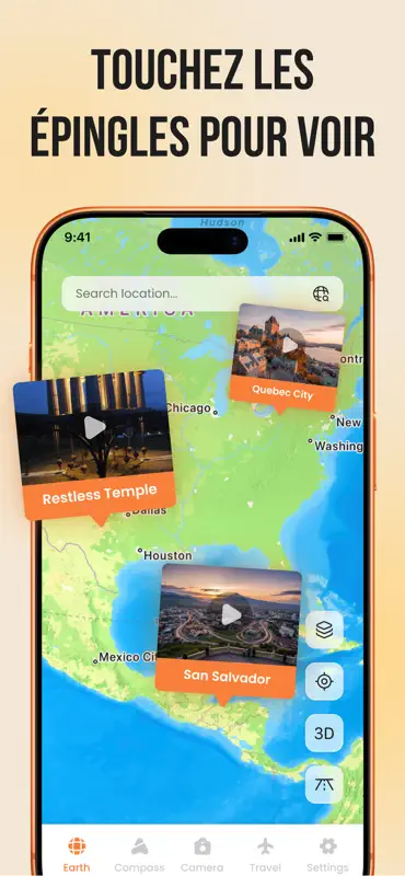 Travel Camera & Compass screenshot 2 of 6
