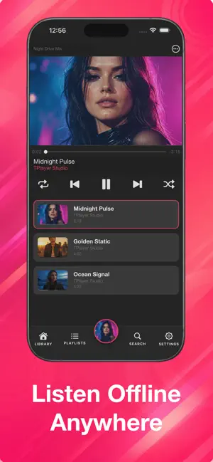 Audiby AI Offline Music Player screenshot 2