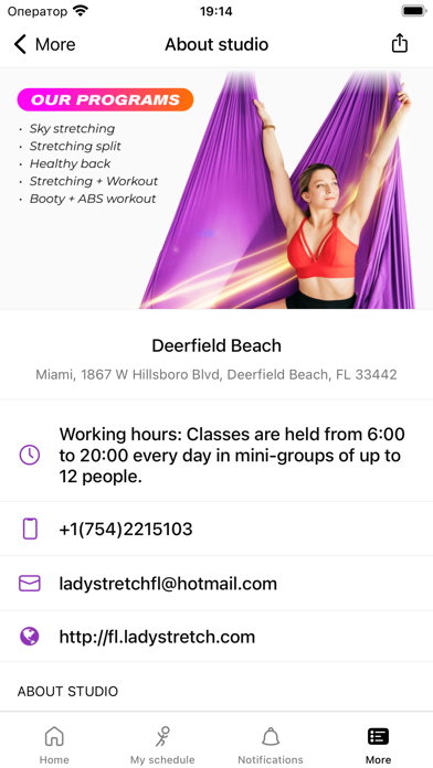 Lady Stretch USA Screenshot