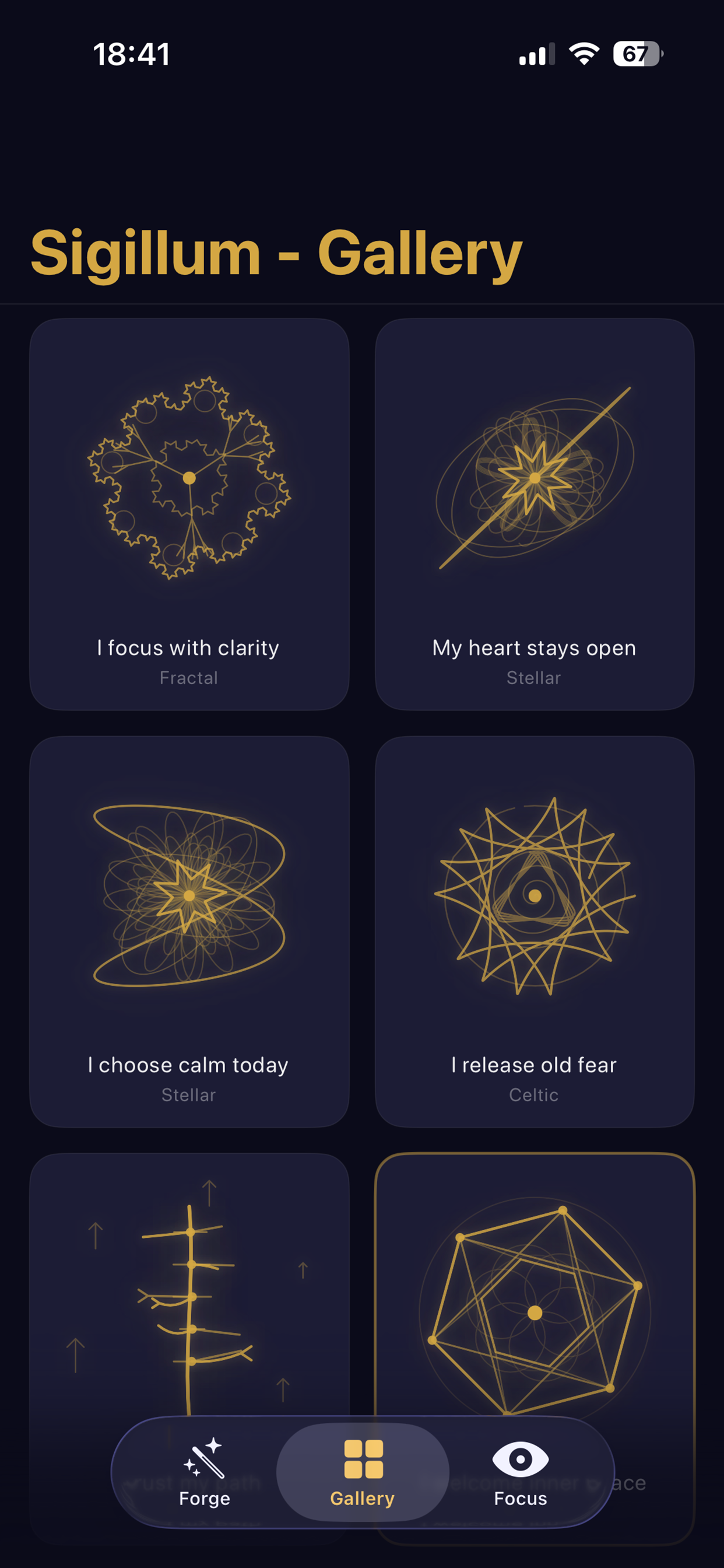 Sigilum: Manifest & Focus