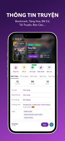 Tiệm Truyện Chữ iPhone screenshot 7