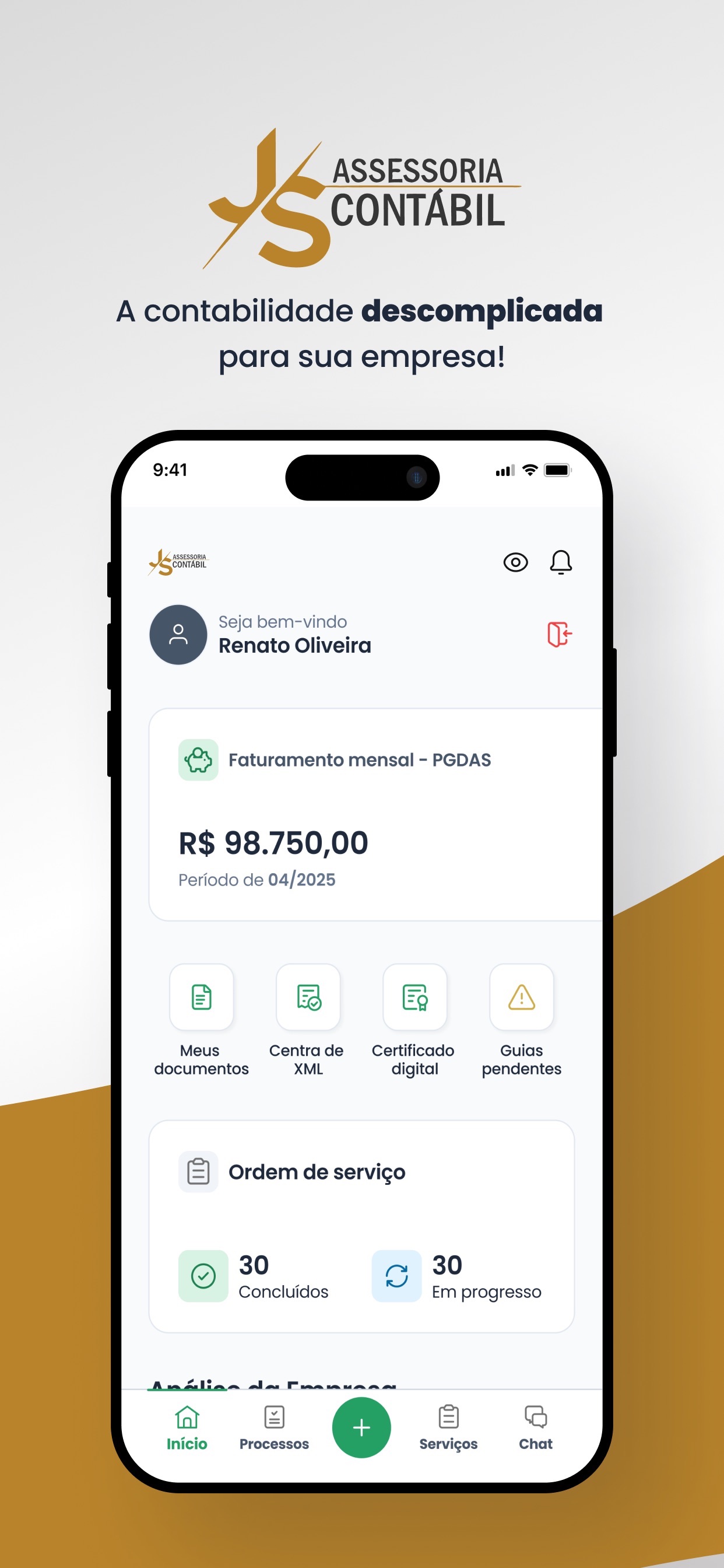 Screenshot 1 of JS Assessoria Contábil