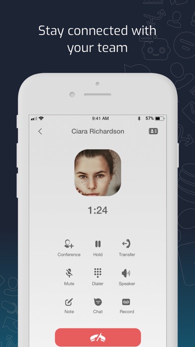 Vonexta UC iPhone screenshot 2 - Productivity app